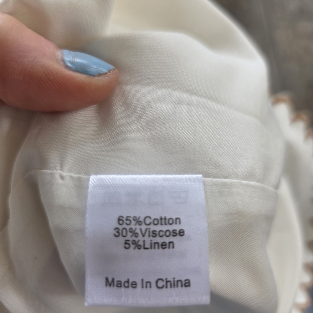 Tuckernuck White Camisole with Scalloped Trim - Picture 6 of 8